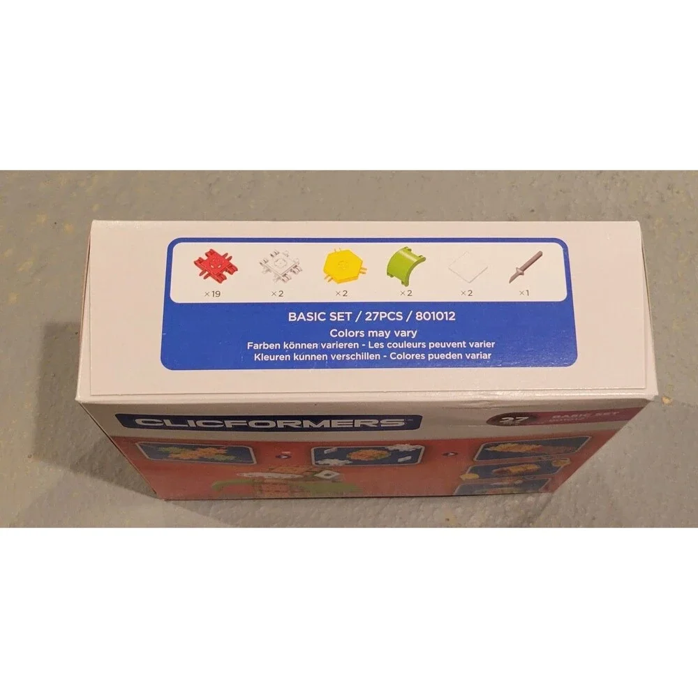 Clicformers Basic Set 27-Piece Plastic Interlocking Blocks Animals MPN 801012